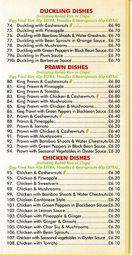 Menu of China City Takeaway in Penrhosgarnedd, Bangor