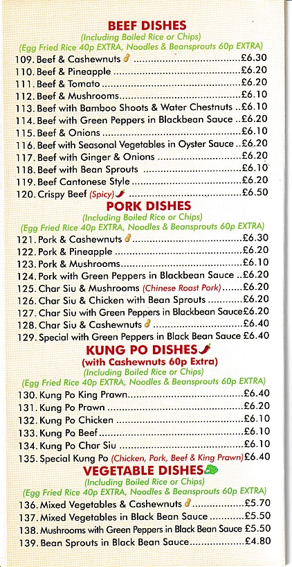 Menu of China City Takeaway in Penrhosgarnedd, Bangor